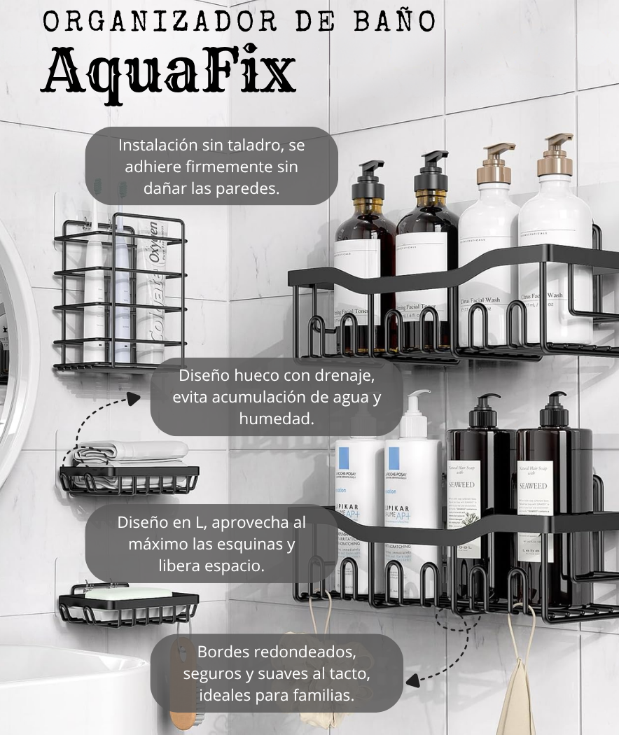 Organizador de Baño AquaFix
